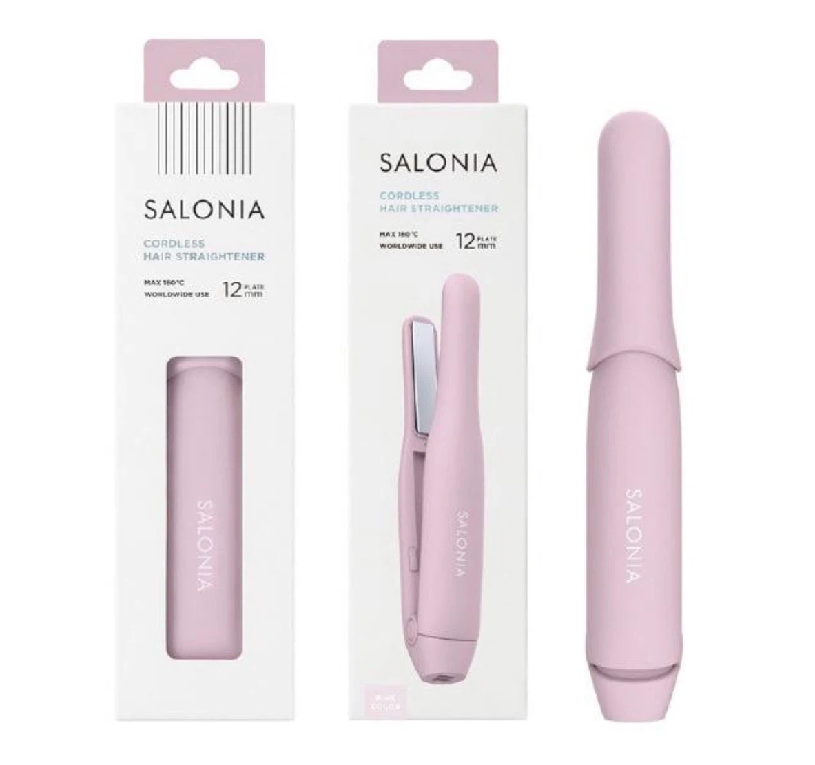 半額以下にしました🎀ほぼ新品🩷美品💇‍♀️サロニア コードレスヘアアイロン ピンク バッテリーなしの写真2枚目