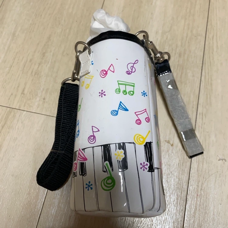 ピアノ柄 ボトルホルダー 保冷バッグの写真2枚目