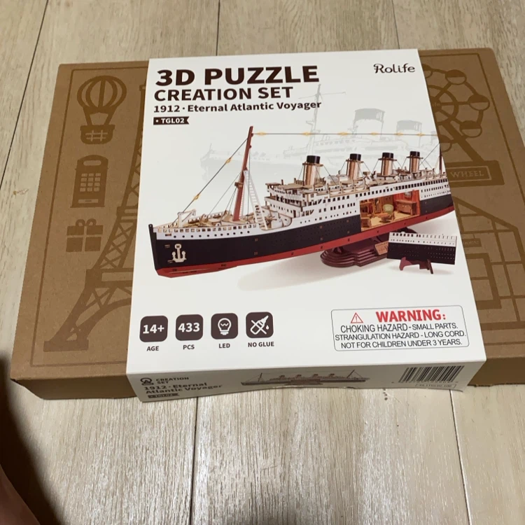 ロボタイム 3Dパズル タイタニック号 TGL02