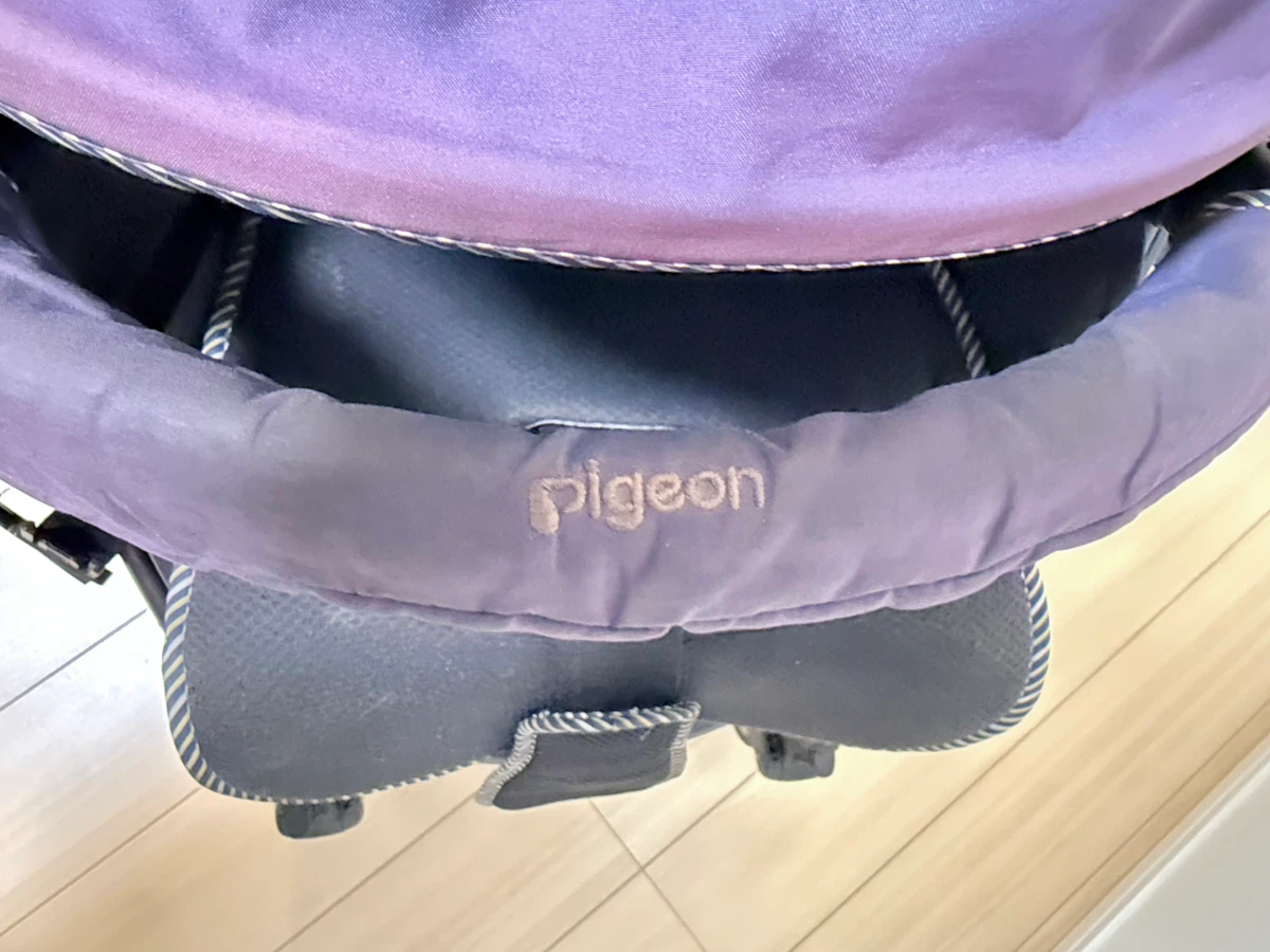 Pigeon　Runfee Lino’n RB0L ピジョン製べビーカー シングルタイヤ　ランフィリノン　ネイビーの写真3枚目