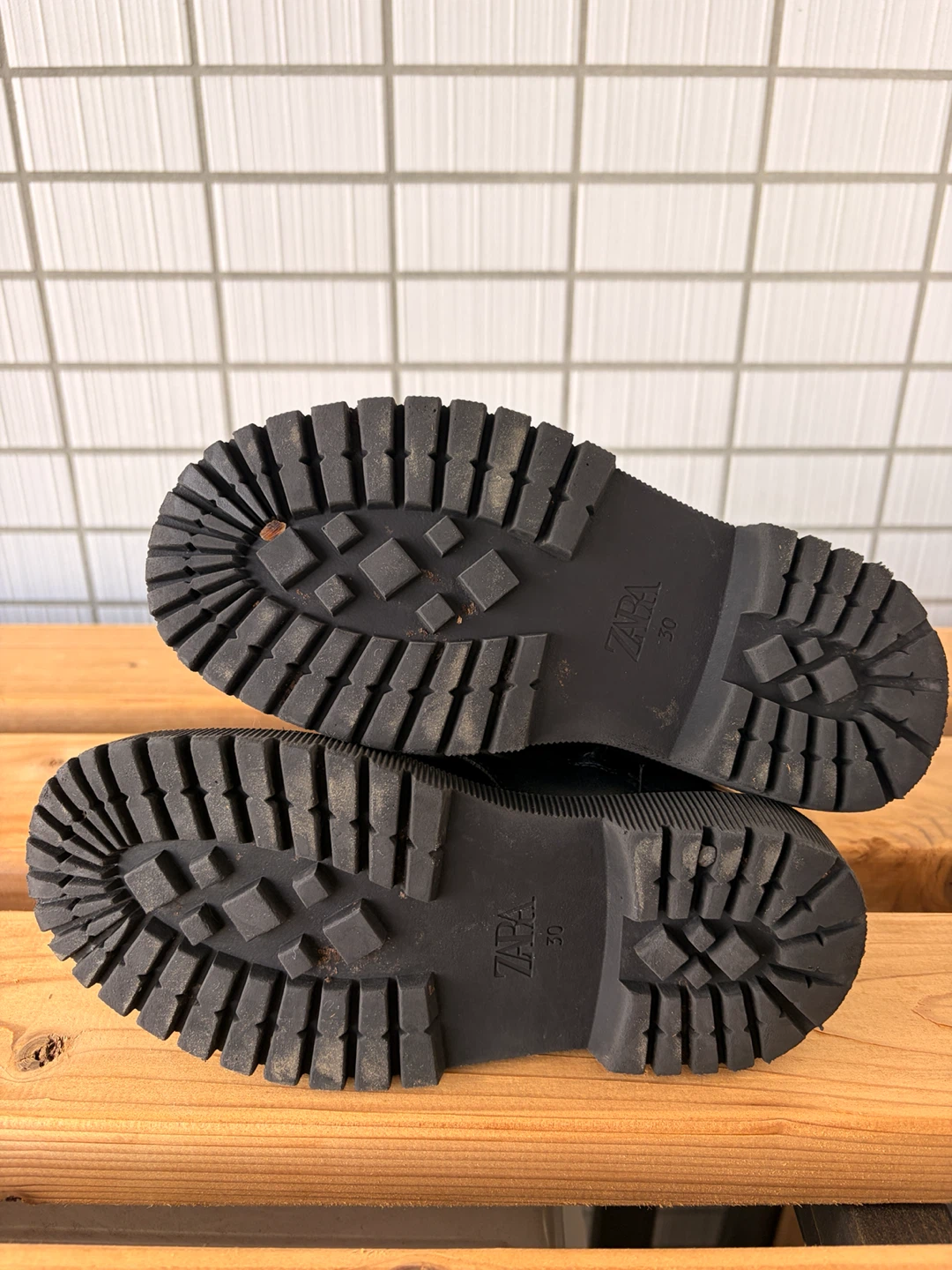 【おまとめ割引あり】ZARAザラ キッズ ブーツ ブラック 30 サイズ　19cmの写真6枚目