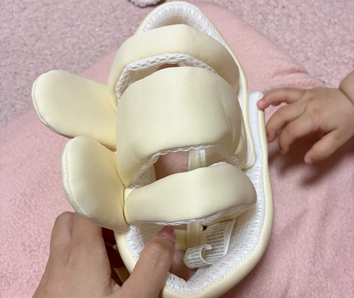 赤ちゃん用 ごっつん防止ヘッドガード ウサギの写真2枚目