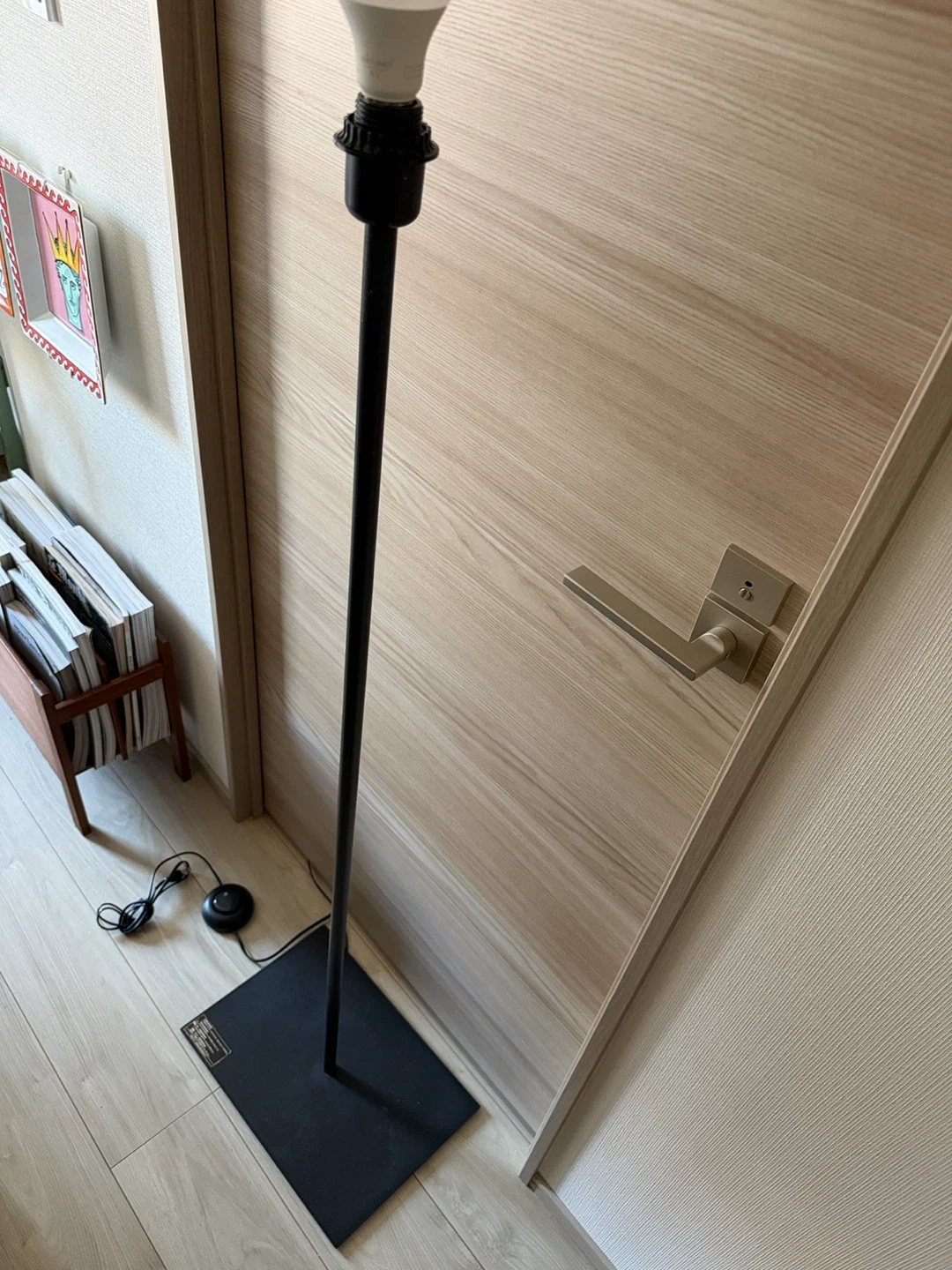 無印良品|フロアライト用スチールスタンド MJ-FSSA|スタンドのみの写真2枚目