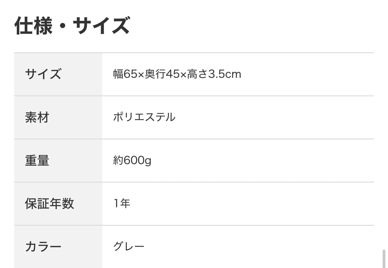 ニトリ ペット用ケアクッション グレーの写真3枚目