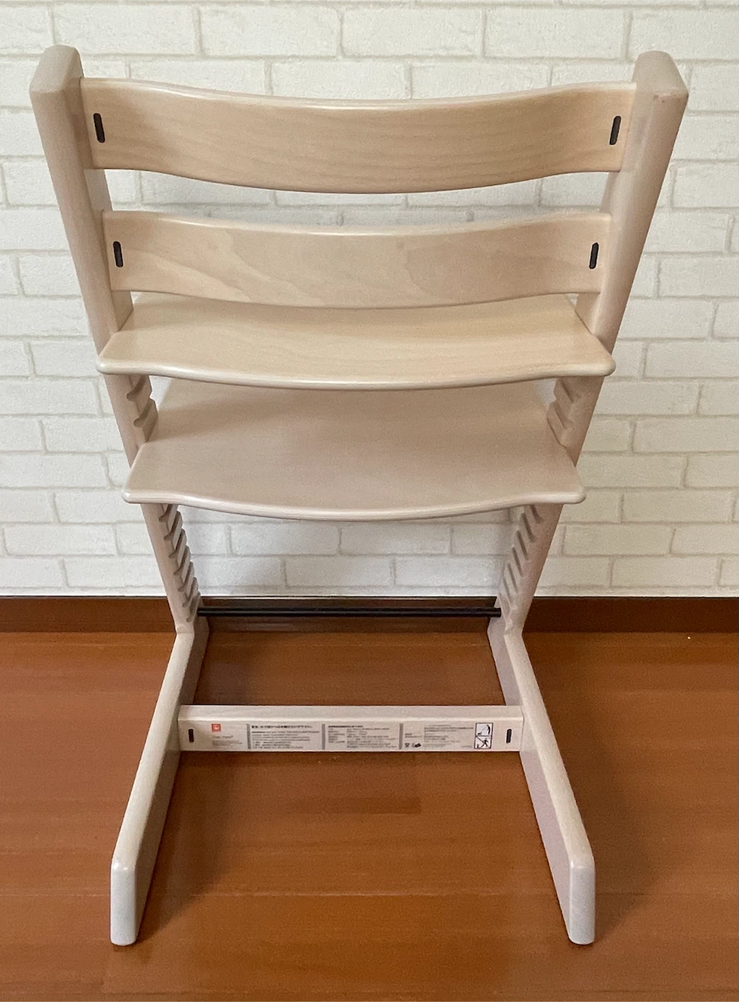 ストッケ STOKKE トリップトラップ ホワイトウォッシュ シリアルナンバー4の写真3枚目