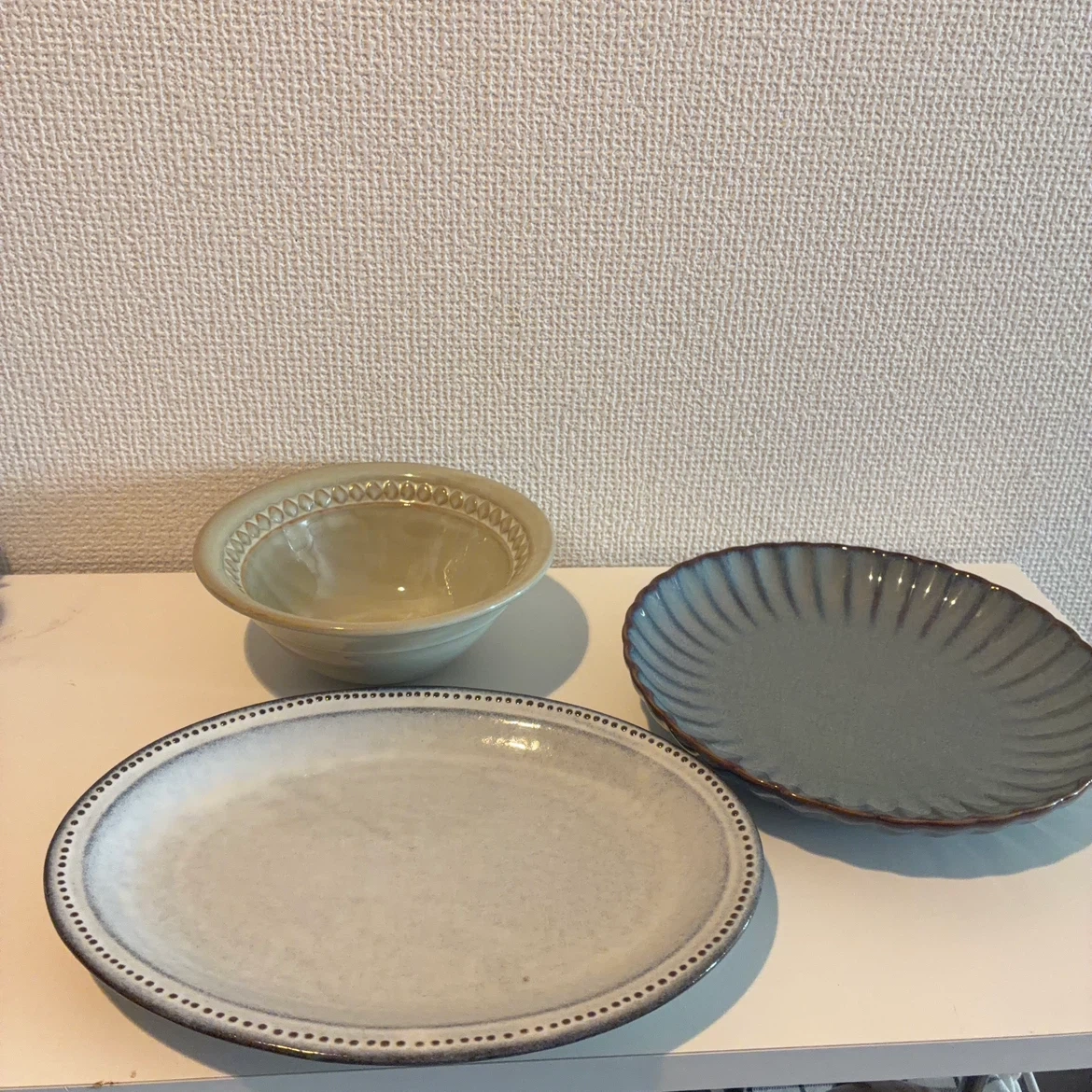 食器3点セット プレート ボウル
