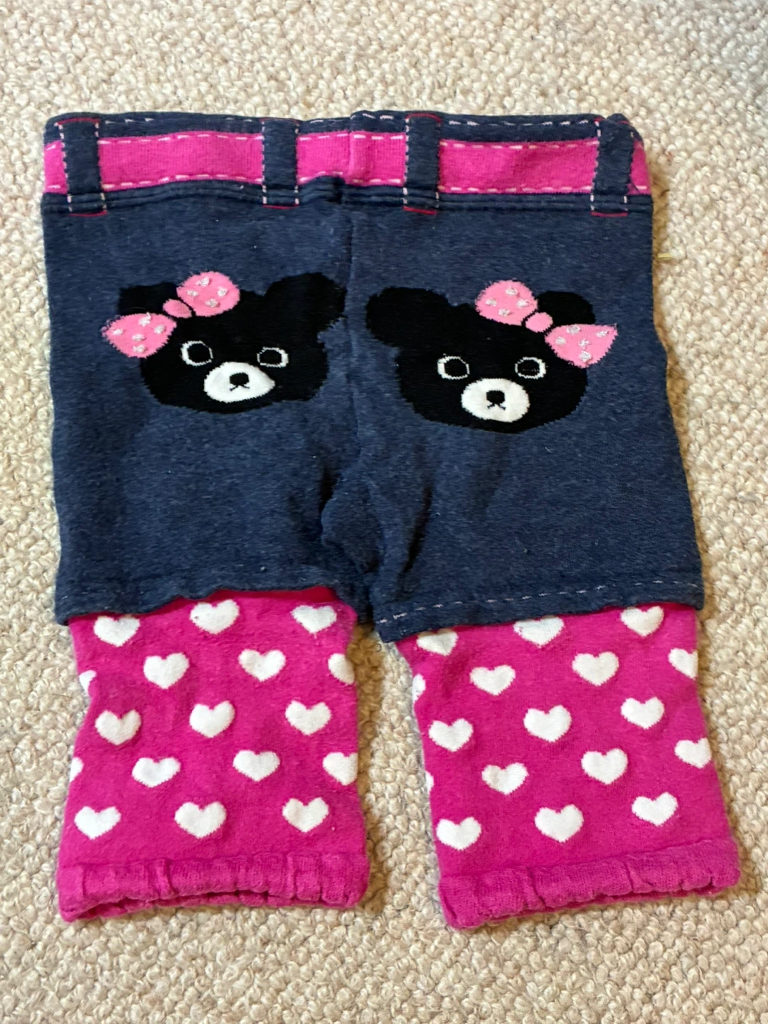 ミキハウス ダブルB スカッツ ピンク ハート80の写真2枚目