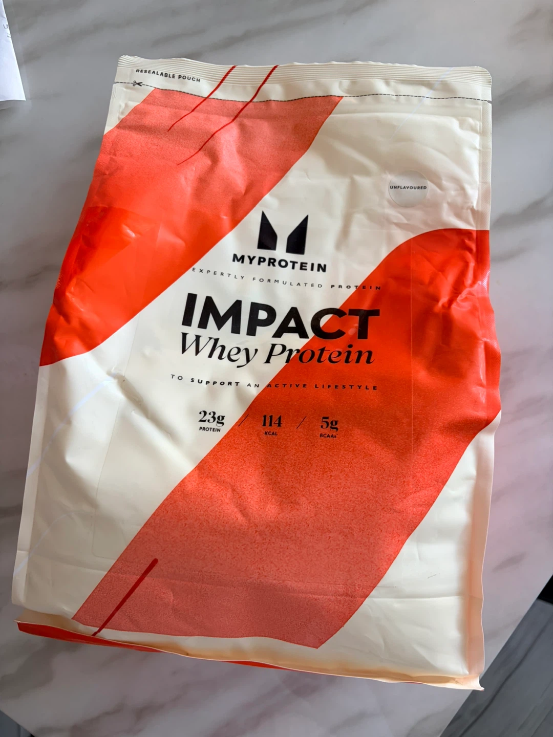 【新品・未開封】マイプロテイン Impact ホエイプロテイン 2.5kg ノンフレーバー