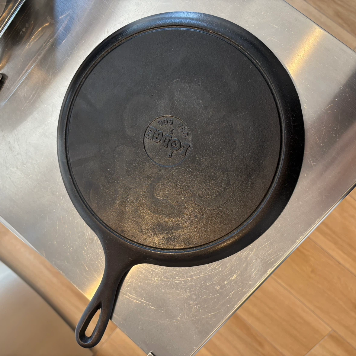 ロッジ 鋳鉄製グリドル 10インチの写真2枚目