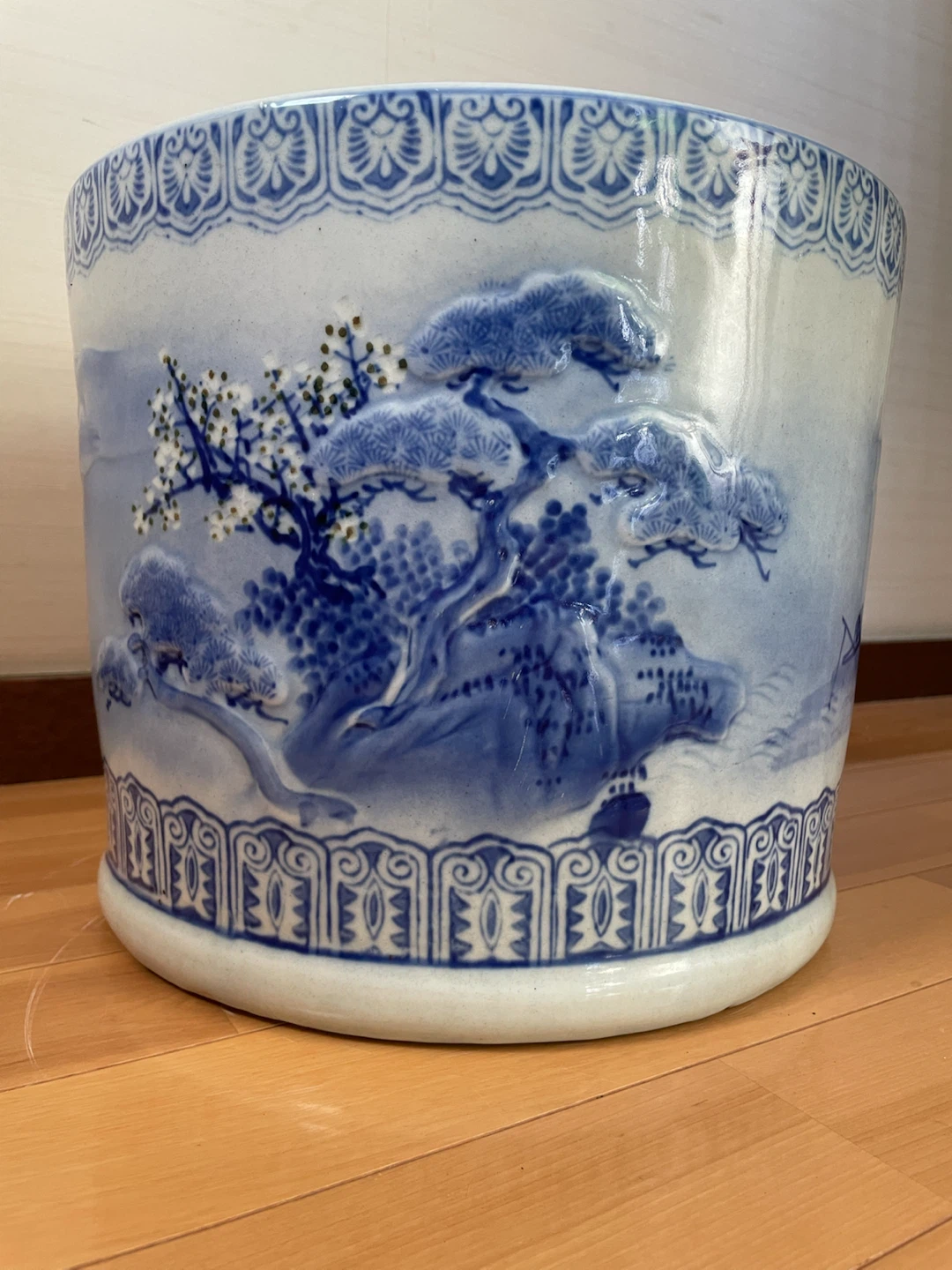 陶器製 火鉢 植木鉢の写真6枚目