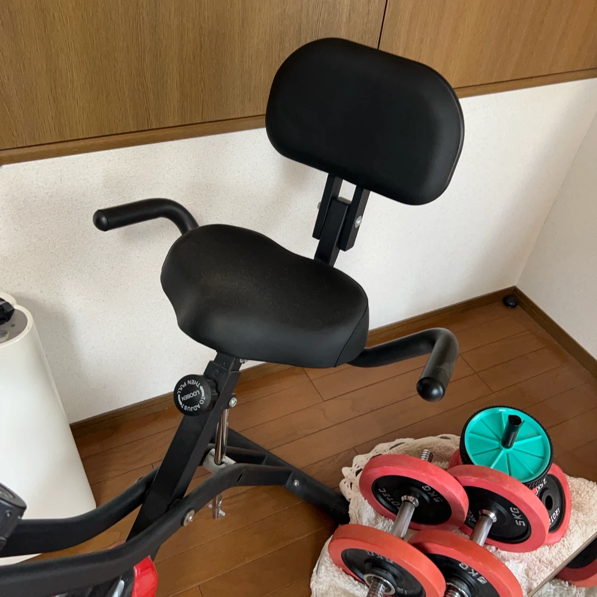 BTM フィットネスバイク 折りたたみの写真3枚目