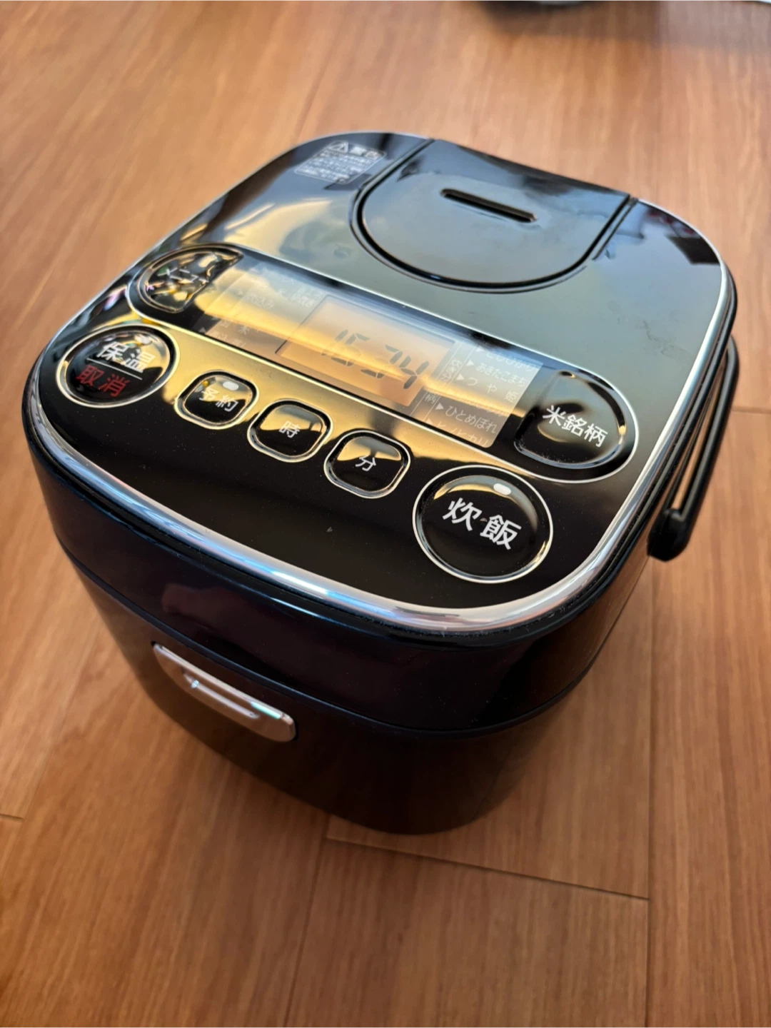アイリスオーヤマ 炊飯器 RC-MA30AZ-B 3合 ブラックの写真2枚目