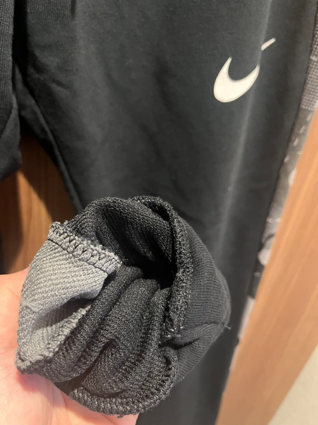 NIKE ナイキ スウェット ジョガーパンツ ブラック カモフラ柄の写真6枚目