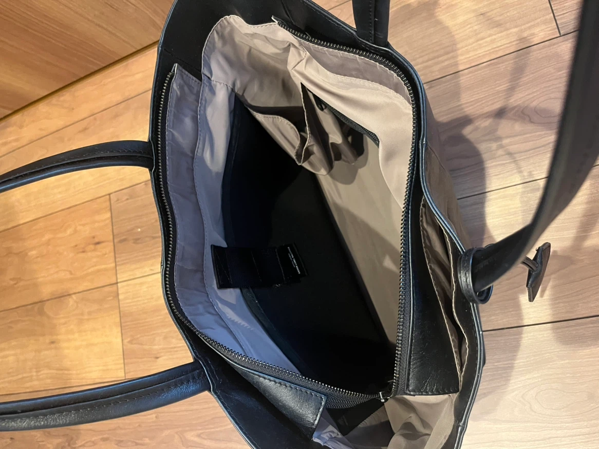 UNITED ARROWS green label relaxingFunctional トートバッグ ブラック A4サイズ対応の写真3枚目