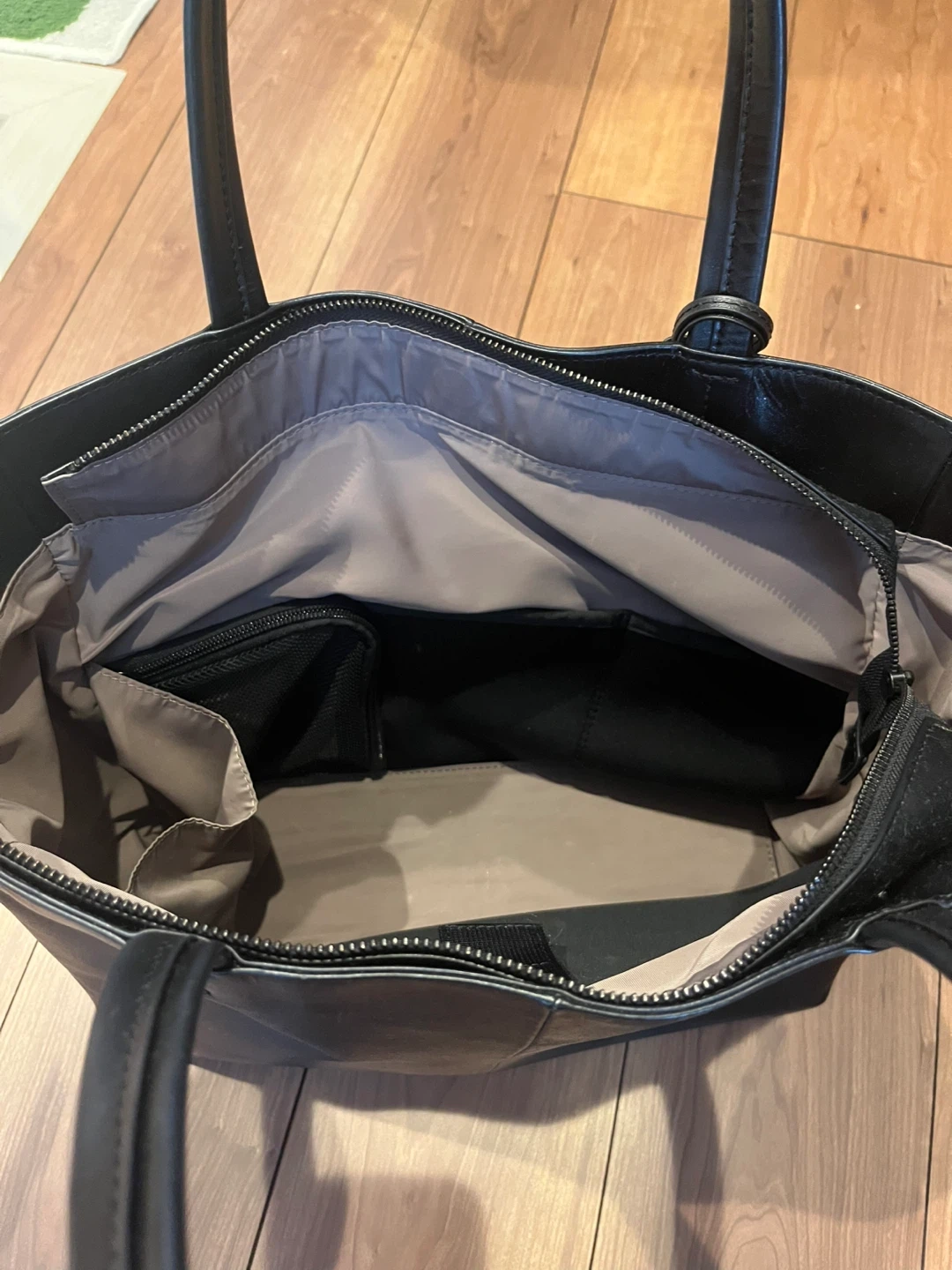 UNITED ARROWS green label relaxingFunctional トートバッグ ブラック A4サイズ対応の写真5枚目