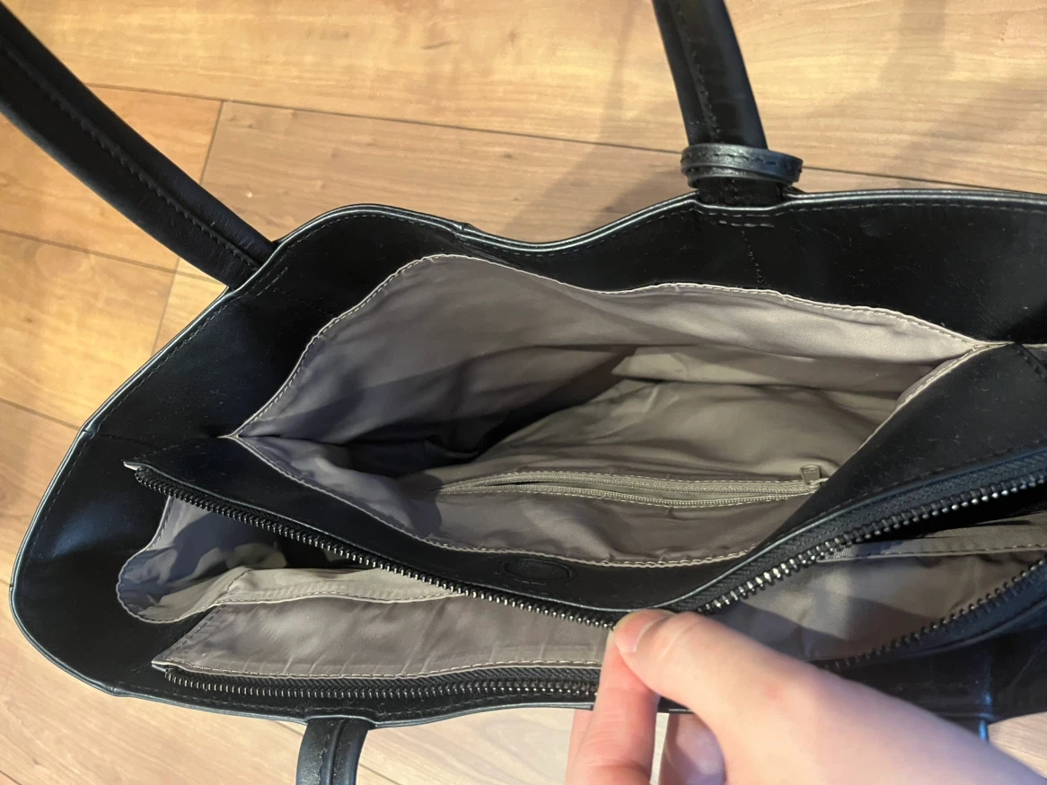 UNITED ARROWS green label relaxingFunctional トートバッグ ブラック A4サイズ対応の写真6枚目