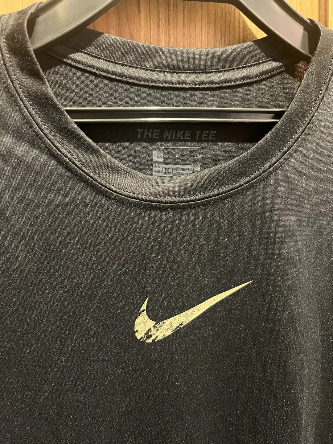 NIKE ナイキ DRI-FIT 長袖Tシャツ ブラック スポーツウェア トレーニングウェアの写真3枚目