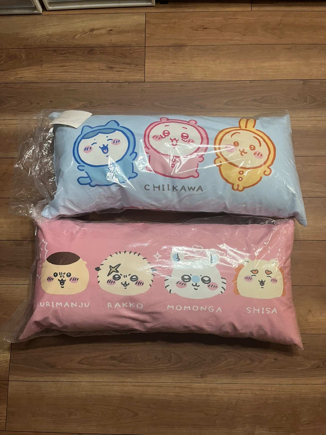 【新品・未使用品】ちいかわ カバー付ロング枕 2個セット しまむらの写真2枚目