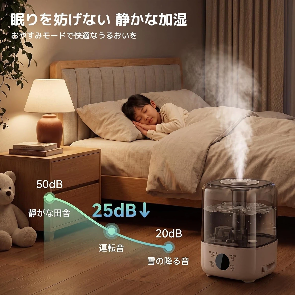 新品超音波式加湿器 5L 大容量の写真5枚目