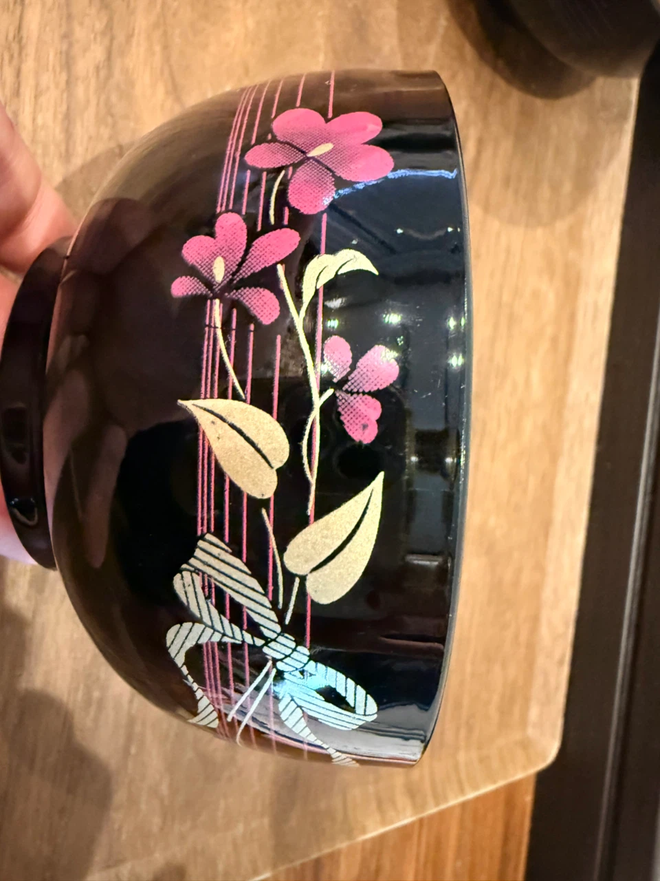 花柄 漆器 汁椀 6客セットの写真9枚目