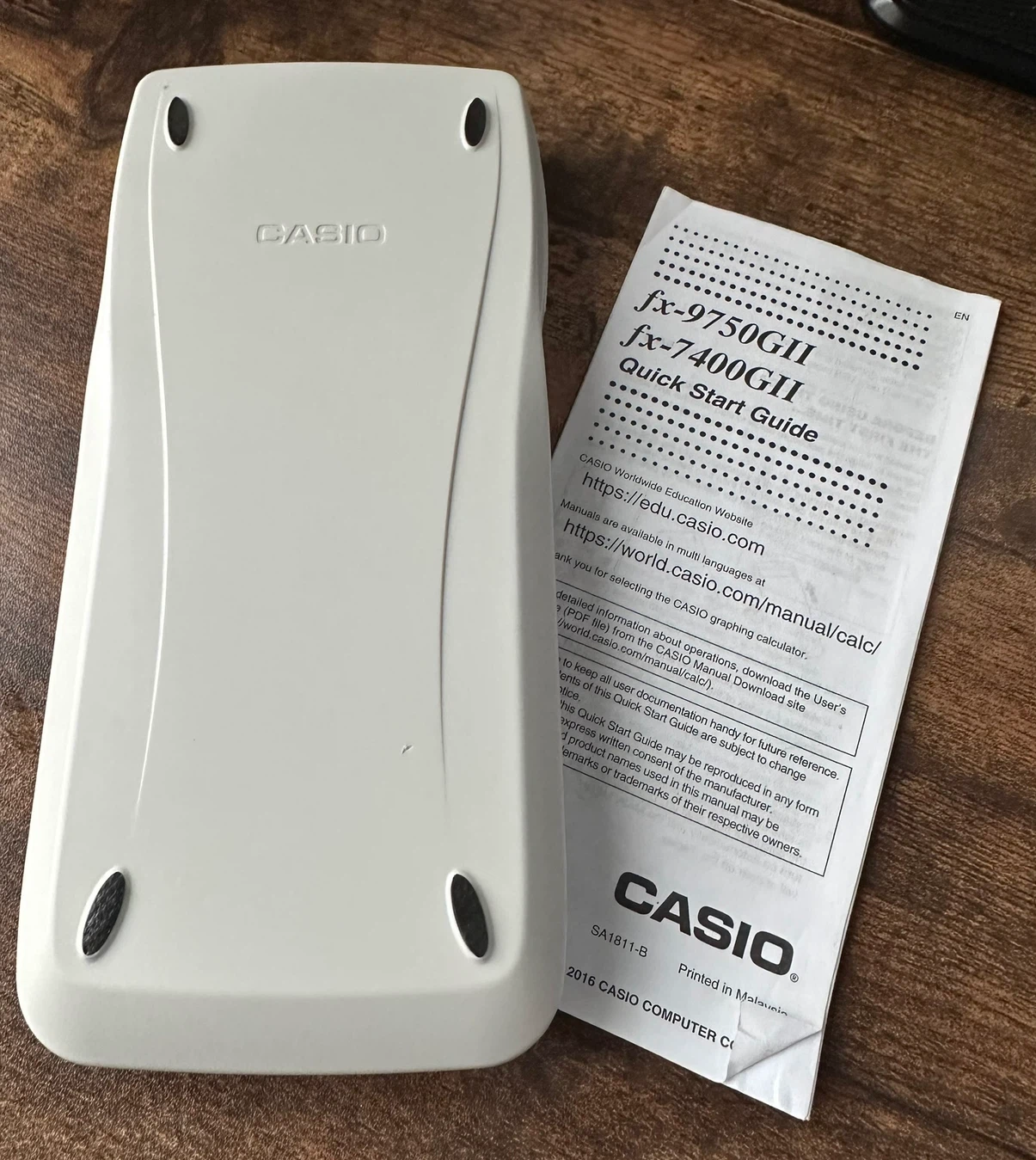 カシオ 関数電卓 fx-9750GIIの写真3枚目