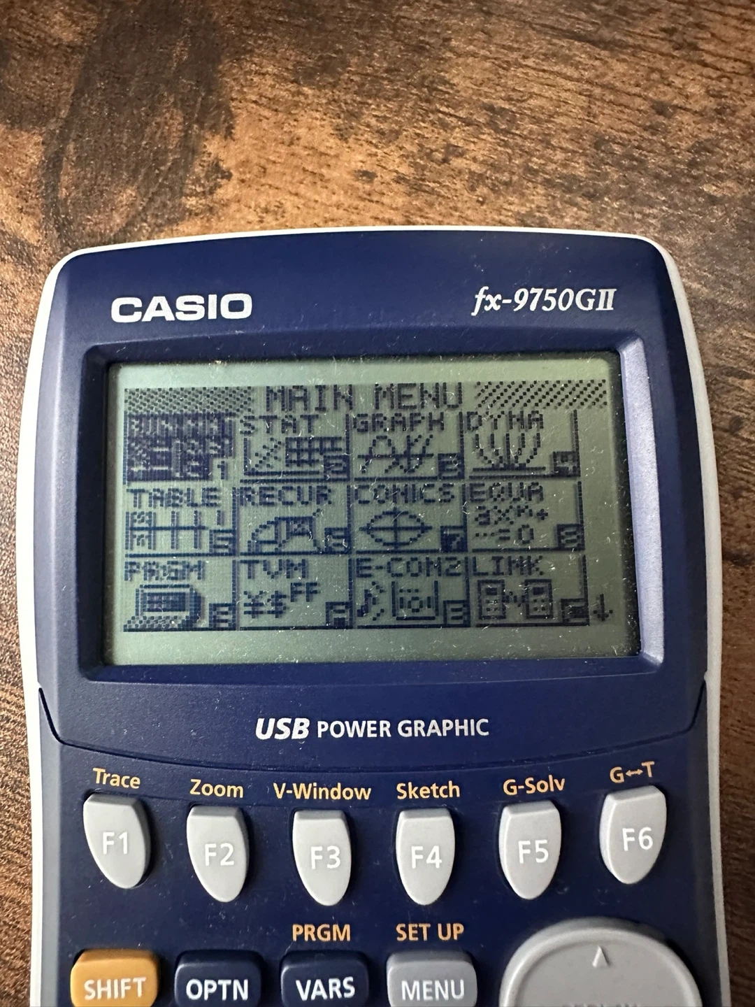 カシオ 関数電卓 fx-9750GIIの写真4枚目