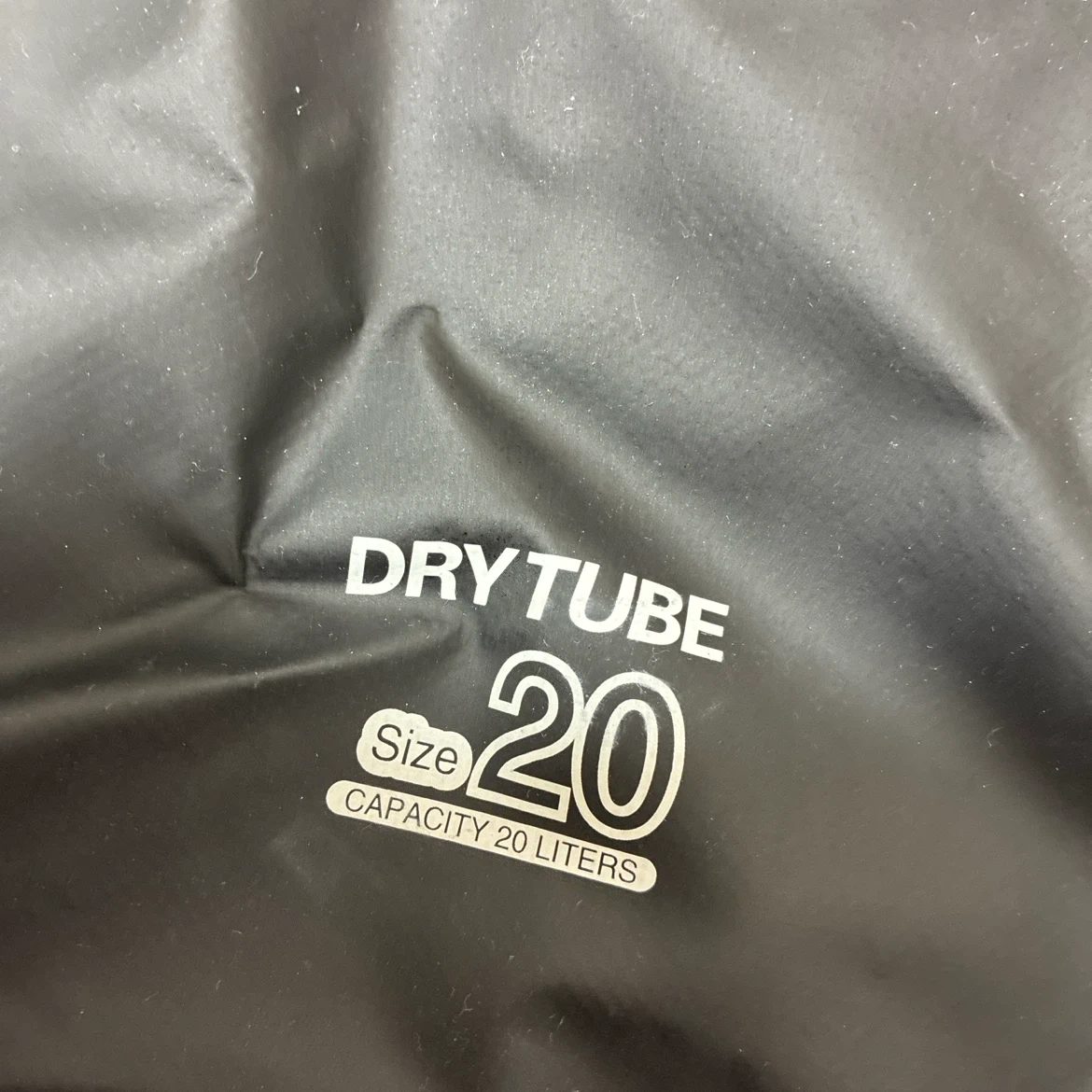 ドライチューブ 20L 防水バッグ 黒の写真3枚目