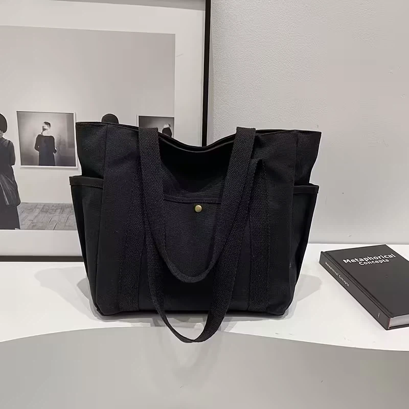 新品大容量 トートバッグ ブラック A4