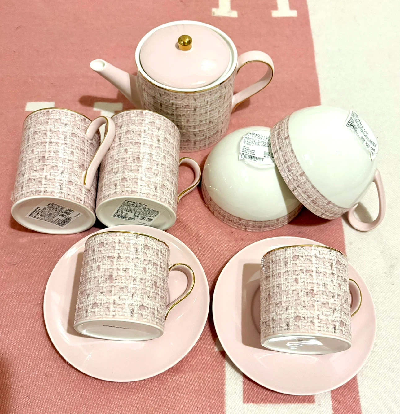 Francfranc ツイードシリーズ 食器セット お纏め売りの写真3枚目