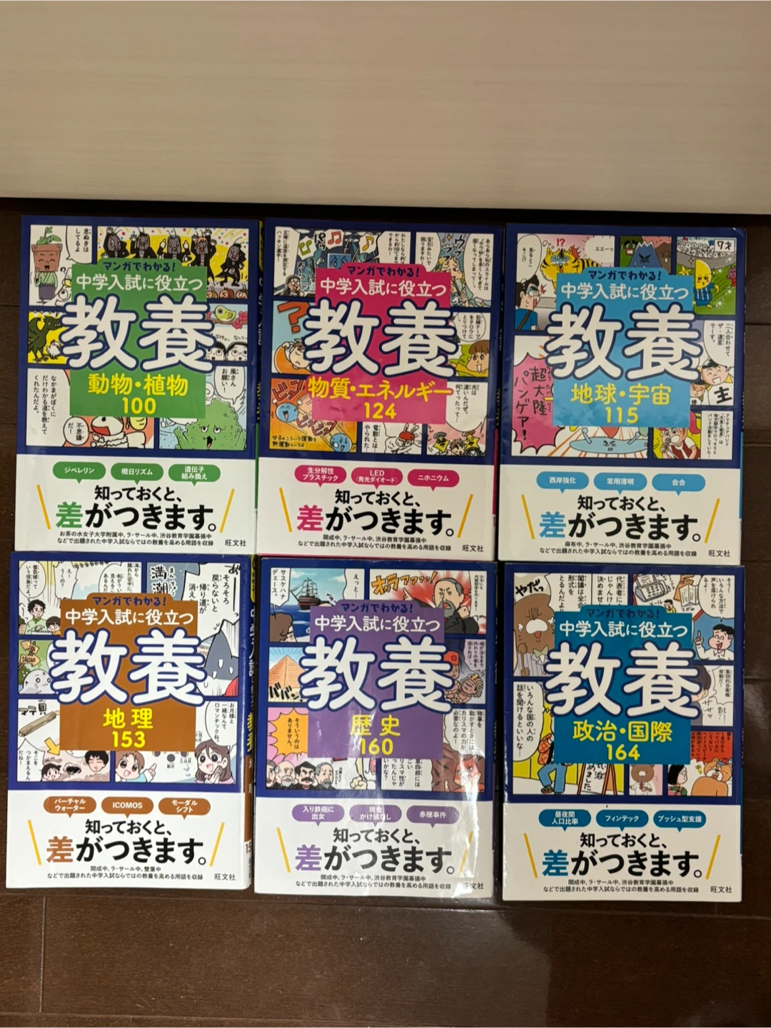マンガでわかる！「中学入試に役立つ教養」6冊セット 旺文社の写真2枚目