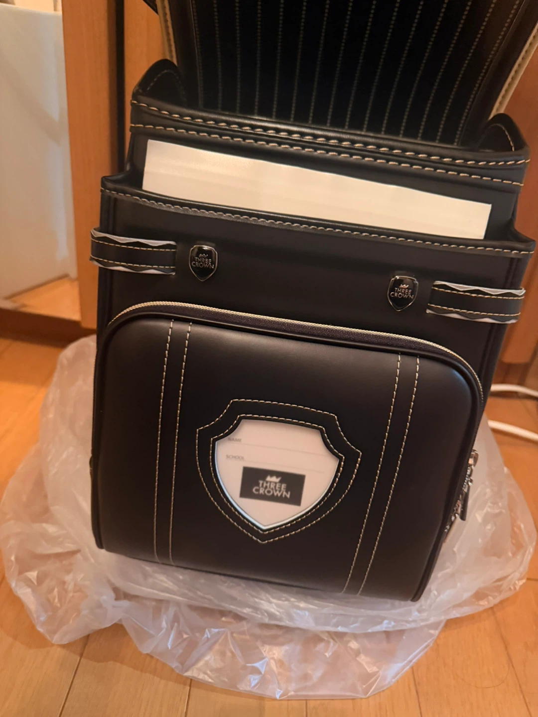 スリークラウン ランドセル 黒 日本製の写真5枚目