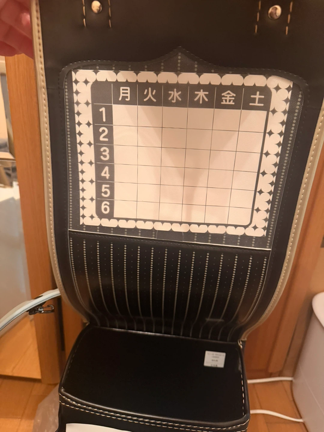 スリークラウン ランドセル 黒 日本製の写真6枚目