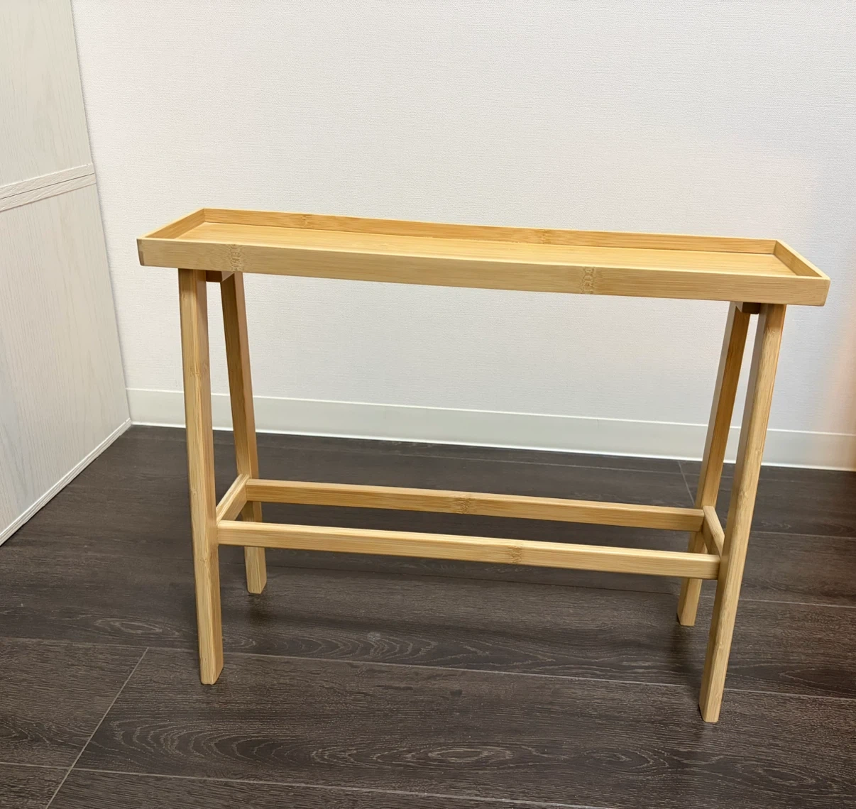 無印良品 竹材 スリムトレーテーブルの写真2枚目