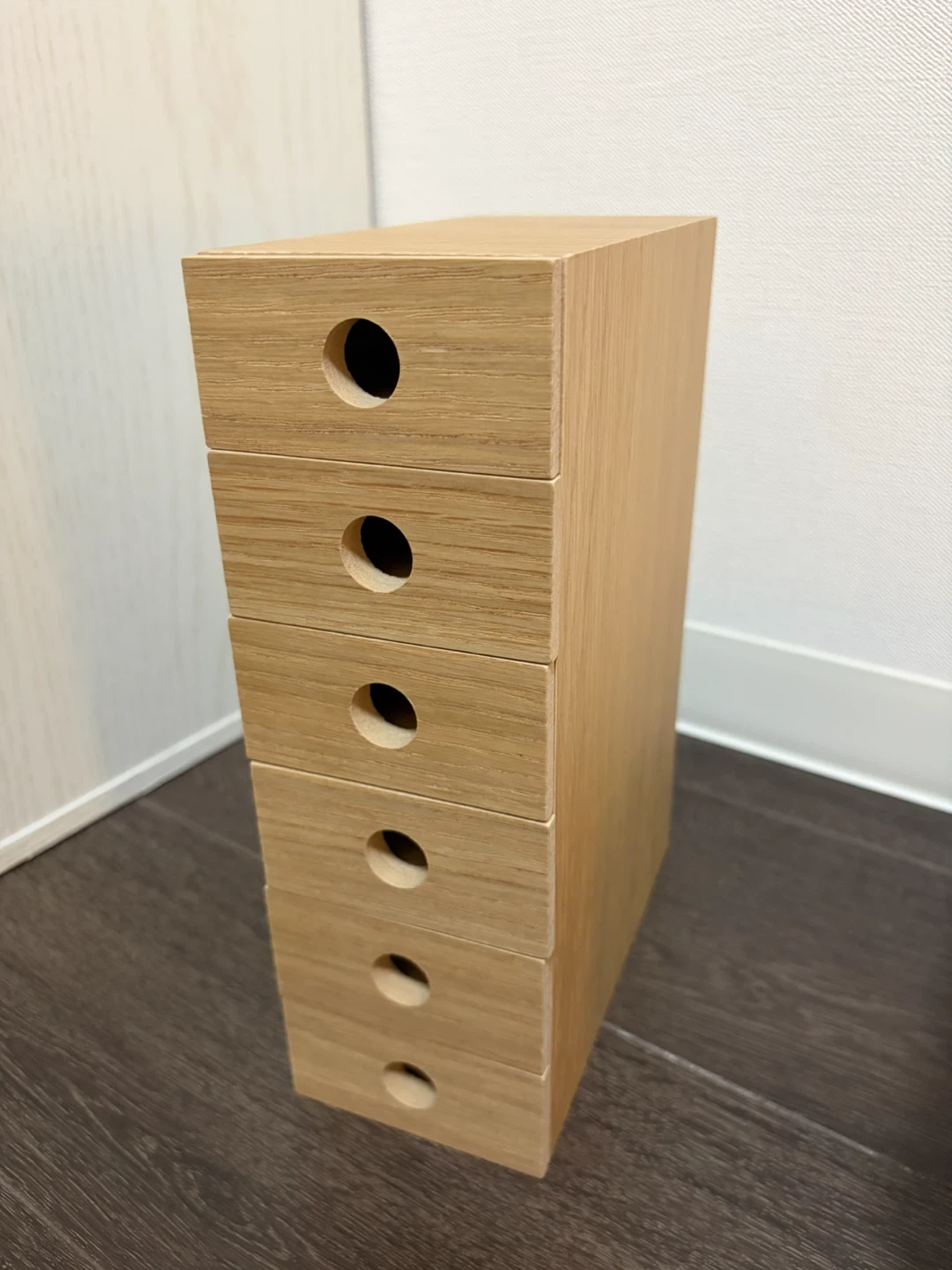 無印良品 木製小物収納 6段ケース