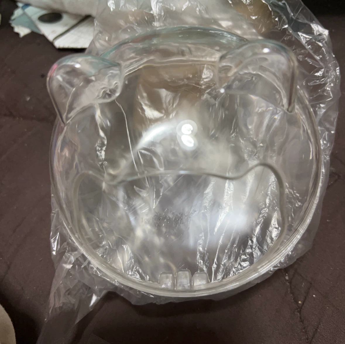 くま型 透明ハムスターといれ