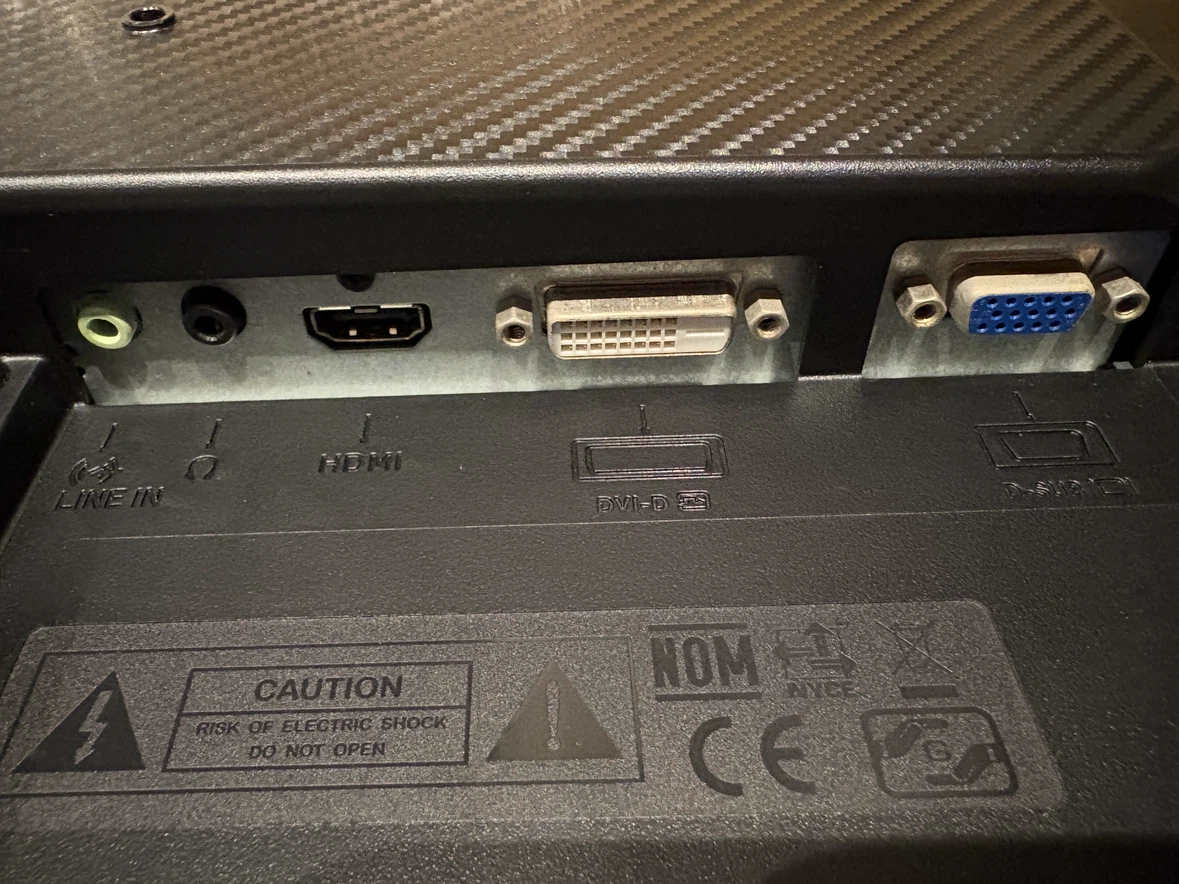 【BenQ GL2460】24インチ モニター 純正スタンド付きの写真5枚目