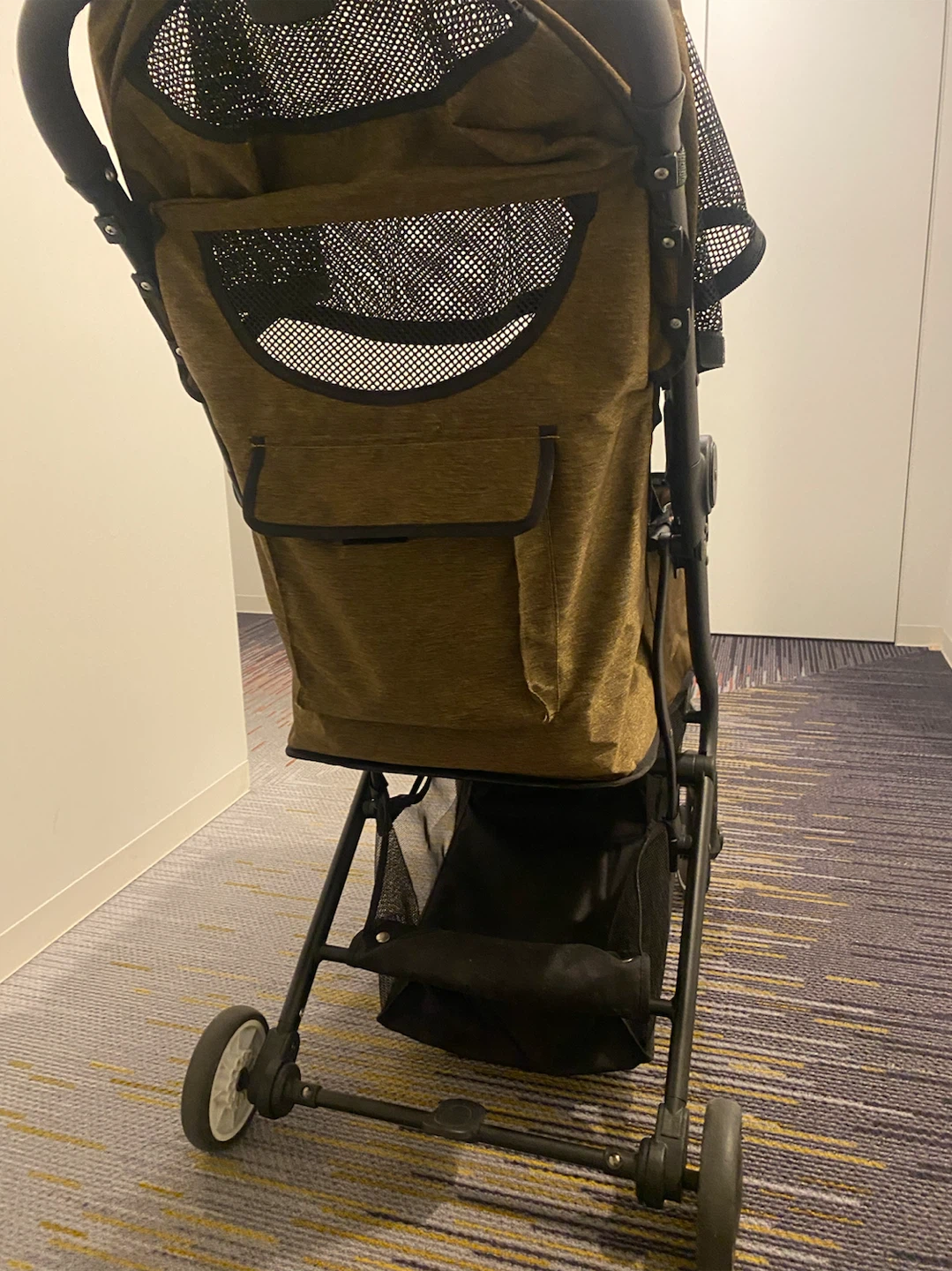 ペット用カート ブラウンの写真3枚目