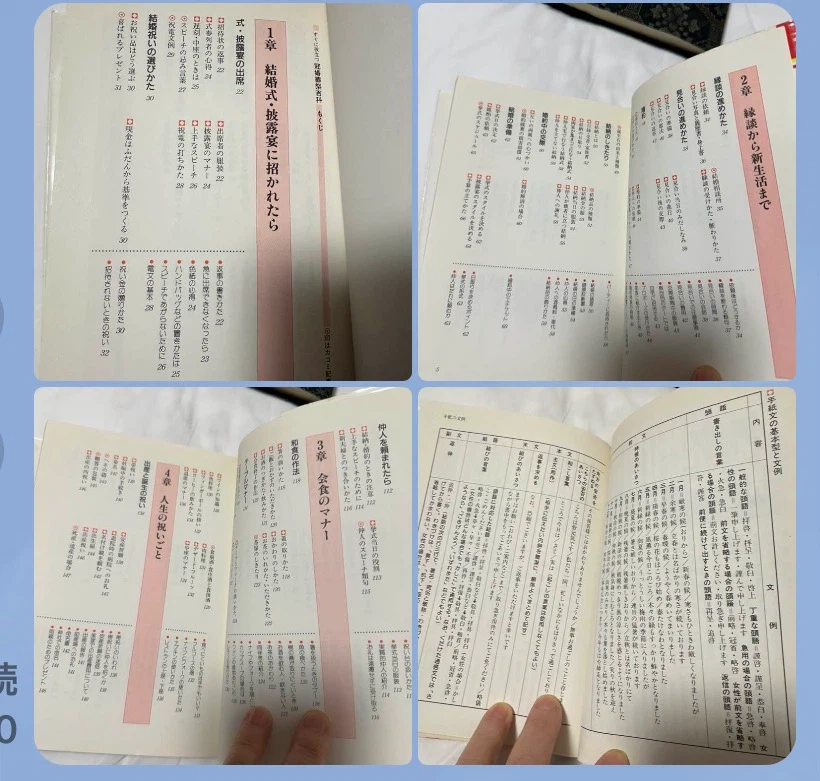 ほぼブックカバー(着物生地¥700)代 おまけ付 すぐに役立つ冠婚葬祭百科 吉沢久子監修 成美堂出版の写真2枚目
