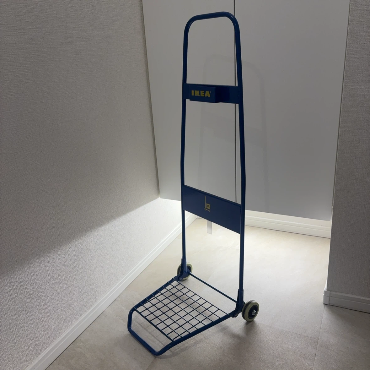 イケア キャリーカート 30kg対応 ブルー