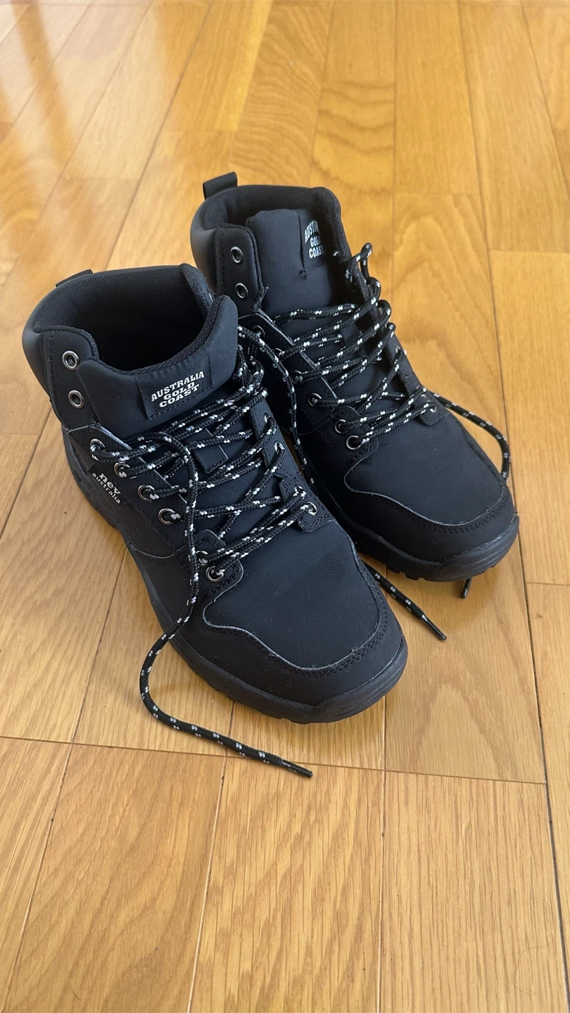 防水・防雪シューズ ブラック Lサイズ 25.5cm 美品の写真5枚目