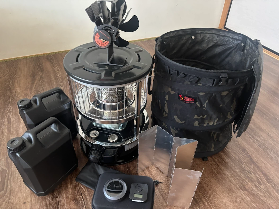 石油ストーブ キャンプセット