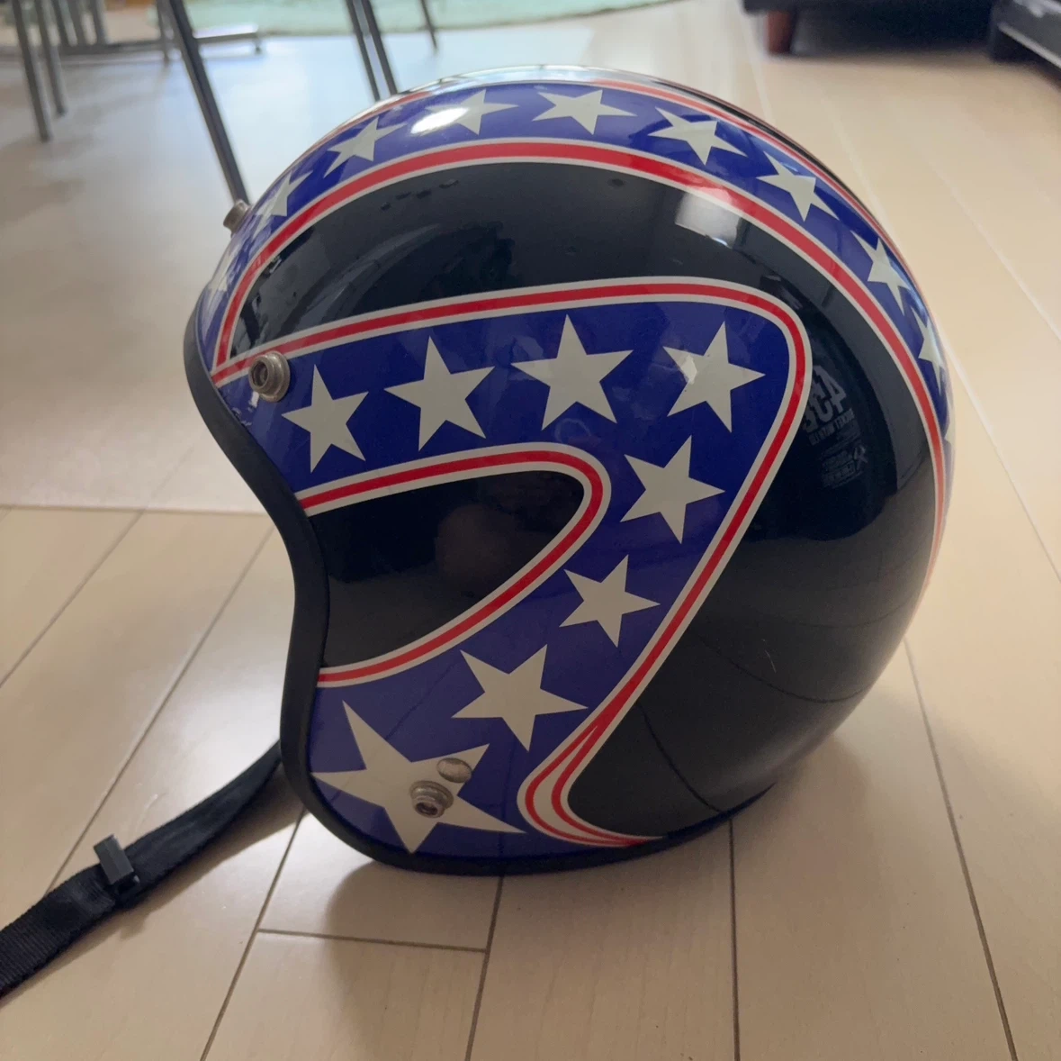 ジェットヘルメット 星条旗柄 スターの写真2枚目