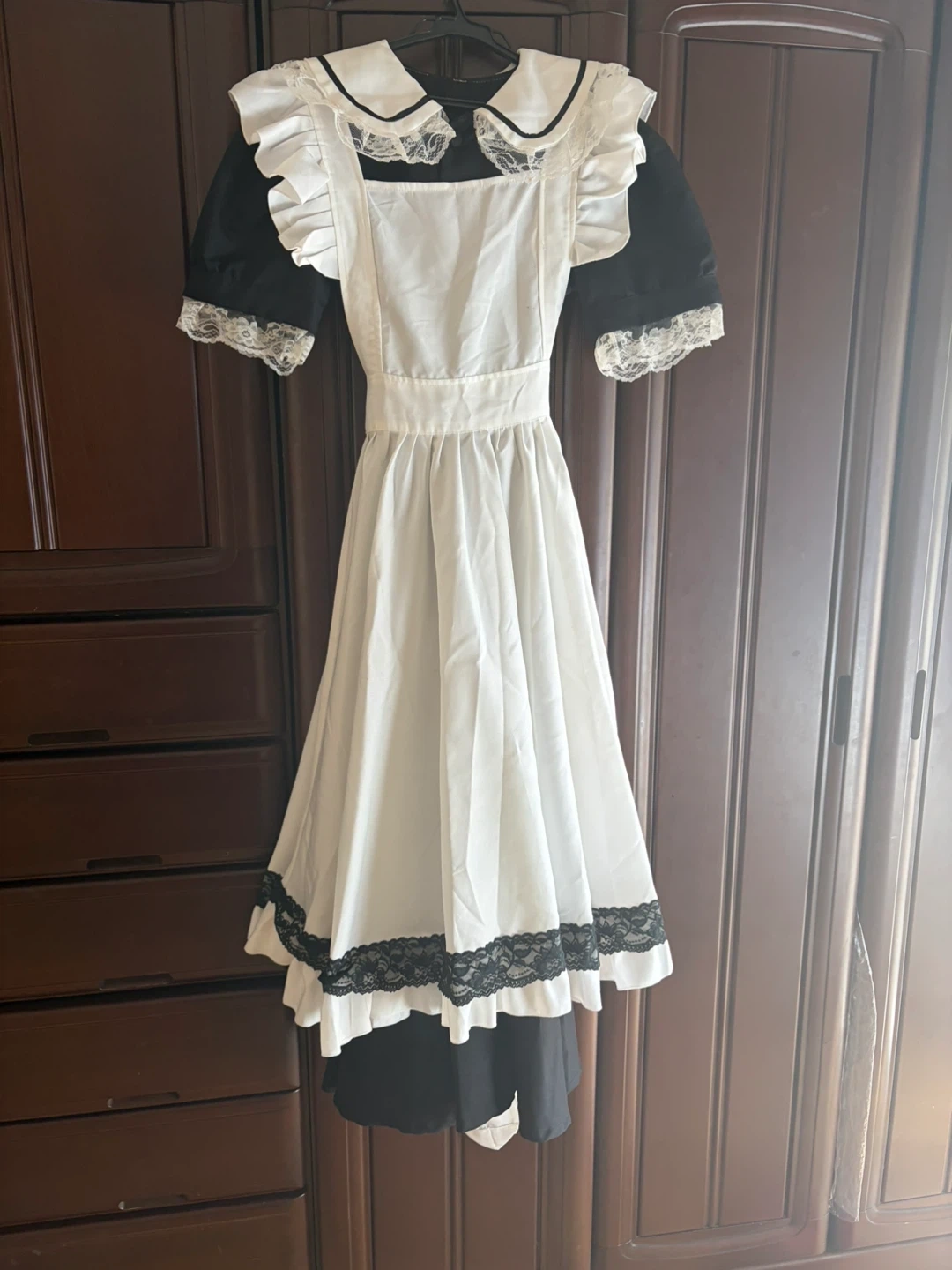 メイド服 コスプレ 4点セット ロング丈の写真3枚目
