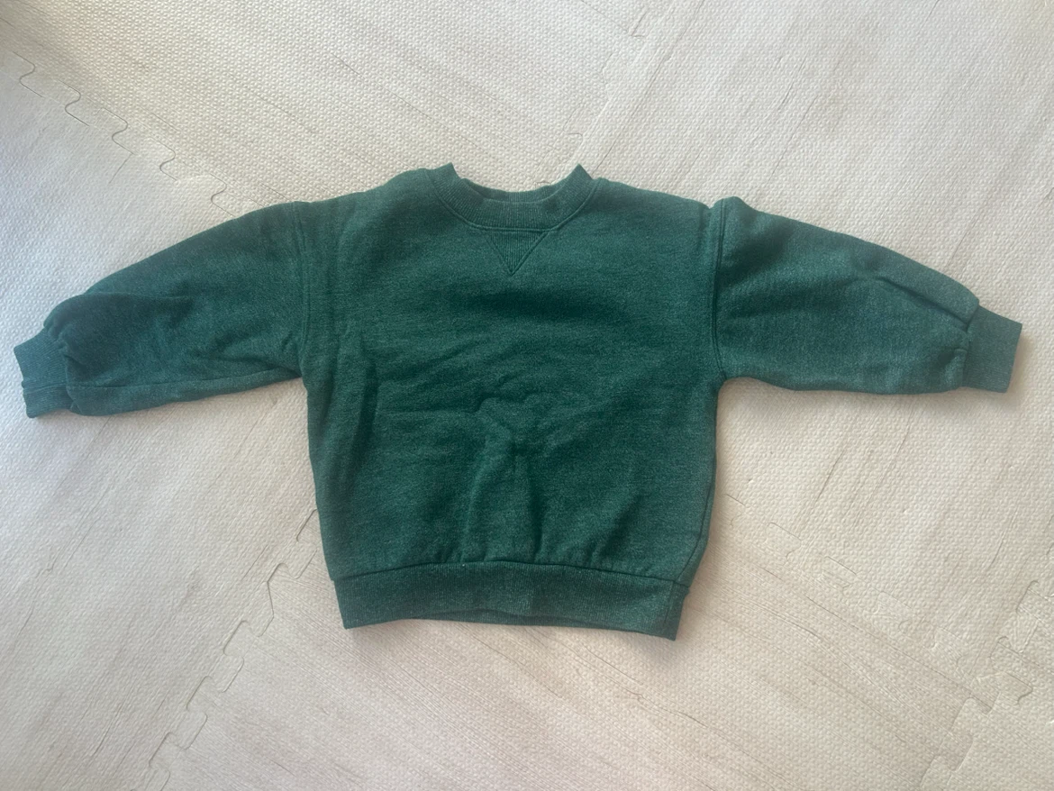 武蔵小杉★ H&M グリーン 子供服 セットアップ ベビー服 100cm 保育園 スウェットの写真8枚目