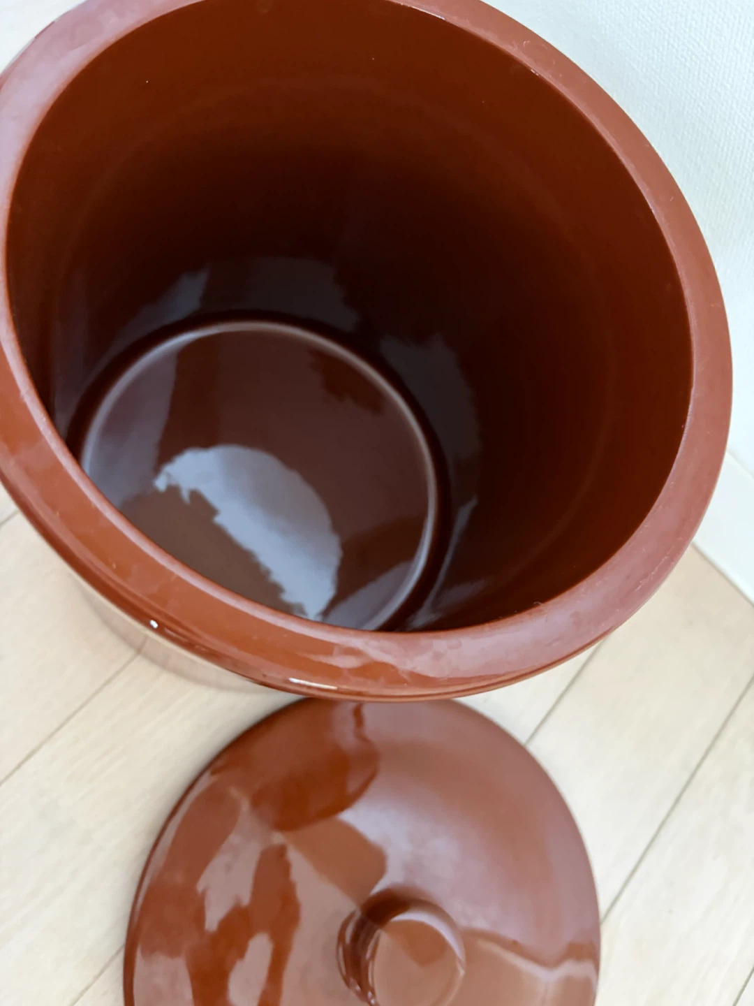 久松窯 漬物容器 陶器 蓋付きの写真3枚目