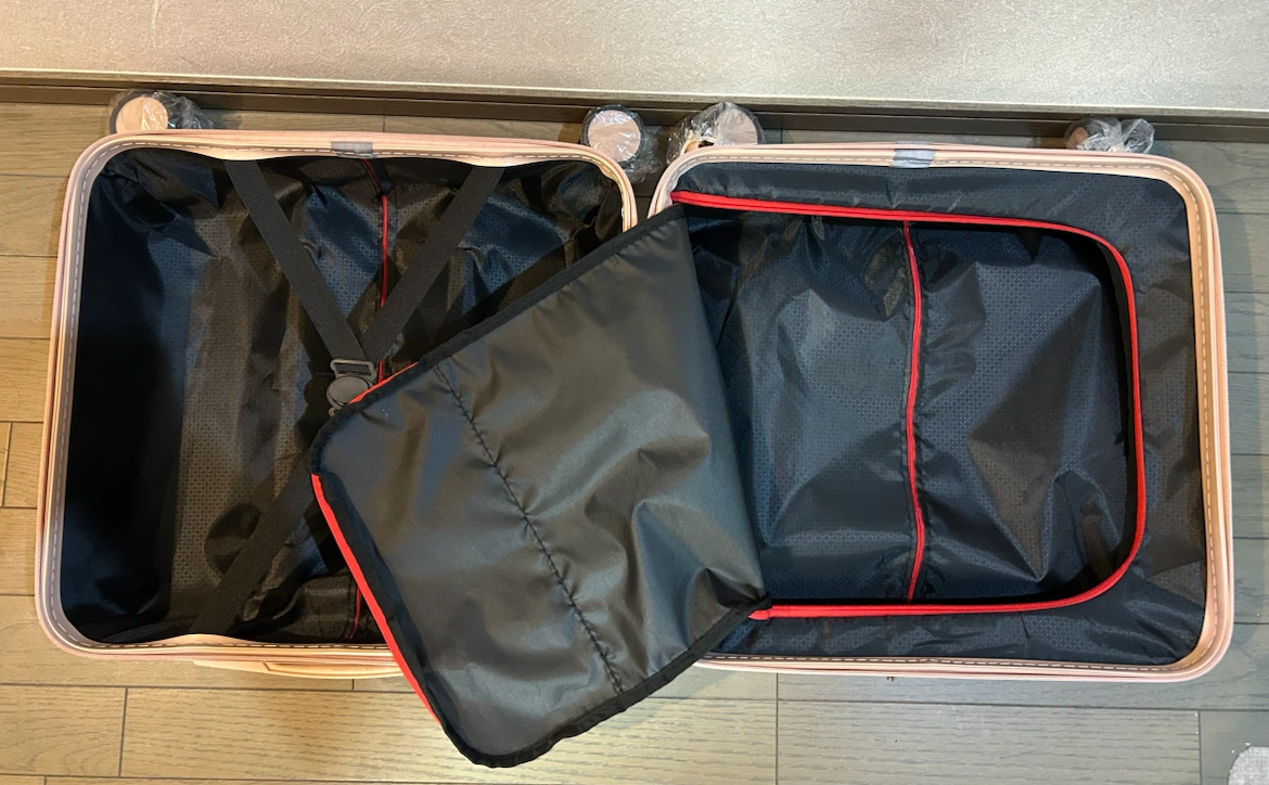 スーツケース 小型 フロントオープンの写真8枚目