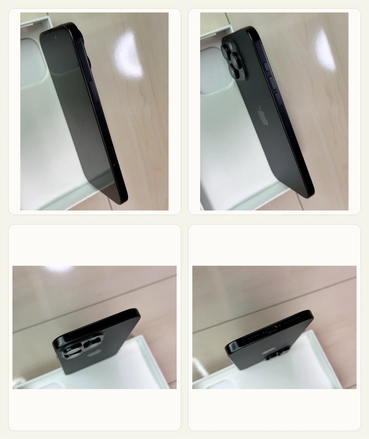 美品 iPhone16 Pro Max 1TB ブラックチタニウム SIMフリーの写真3枚目