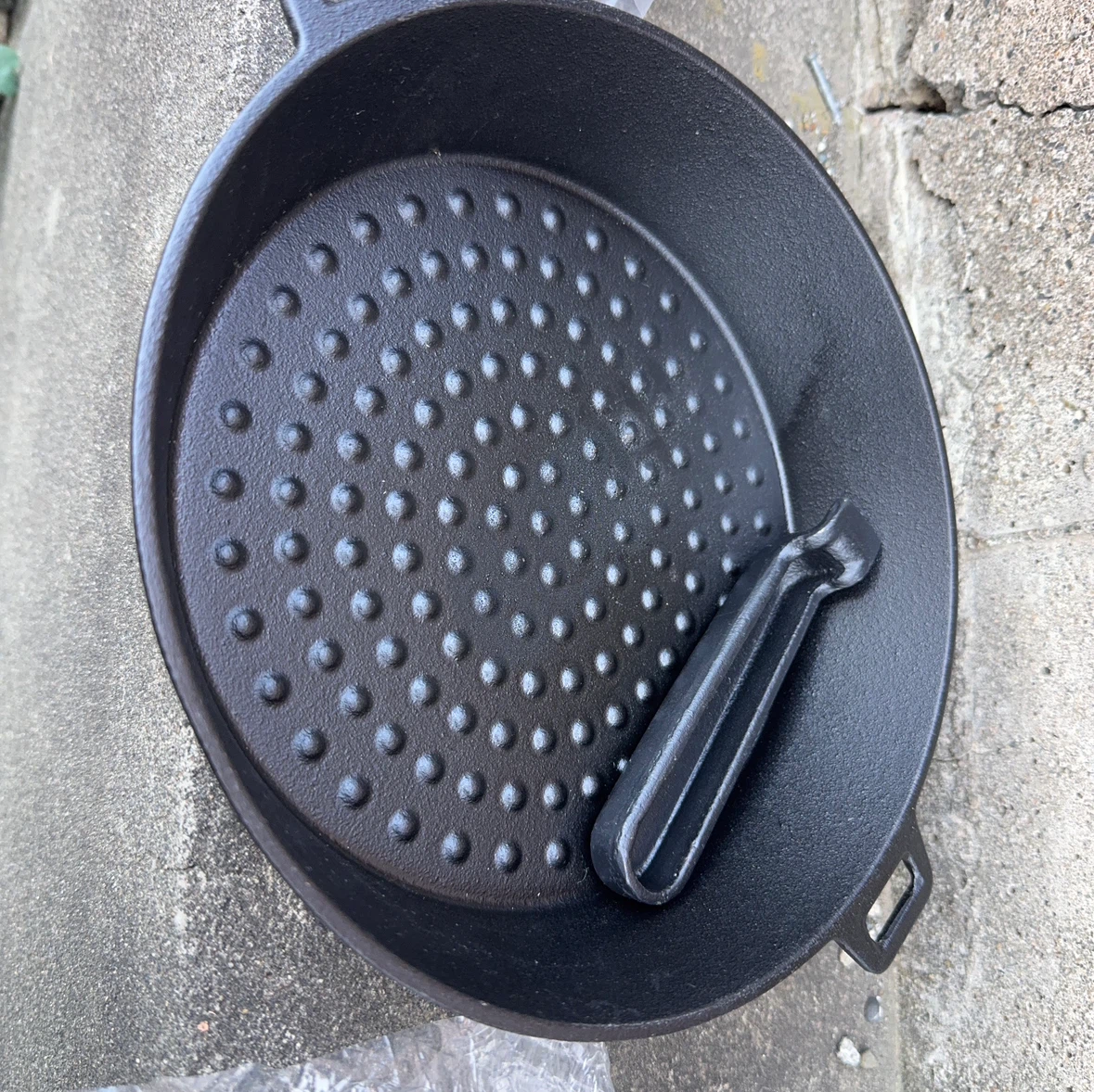 ロゴス 取っ手が取れるスキレット