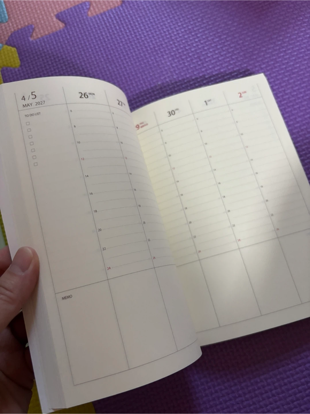 サンノート 2027年 手帳 2冊セットの写真3枚目
