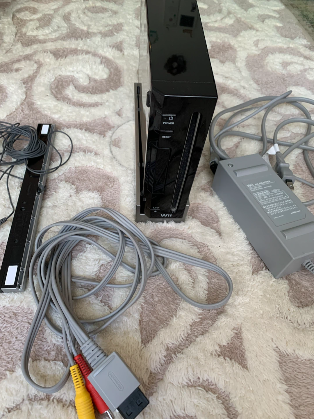 任天堂 Wii 本体セット ブラックの写真4枚目